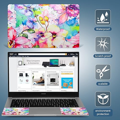 Vista 6 de icolor Laptop Skin Sticker Decal 12 13 13.3 14 15 15.4 15.6 inch Personalized Universal Notebook Vinyl Skin Stickers Cover Art Decal Computer