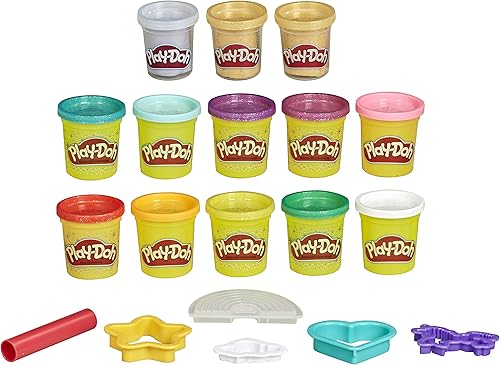 Play-Doh Bulk Colors - Paquete (13 unidades) de compuesto de modelado no tóxico (exclusivo de Tienda)