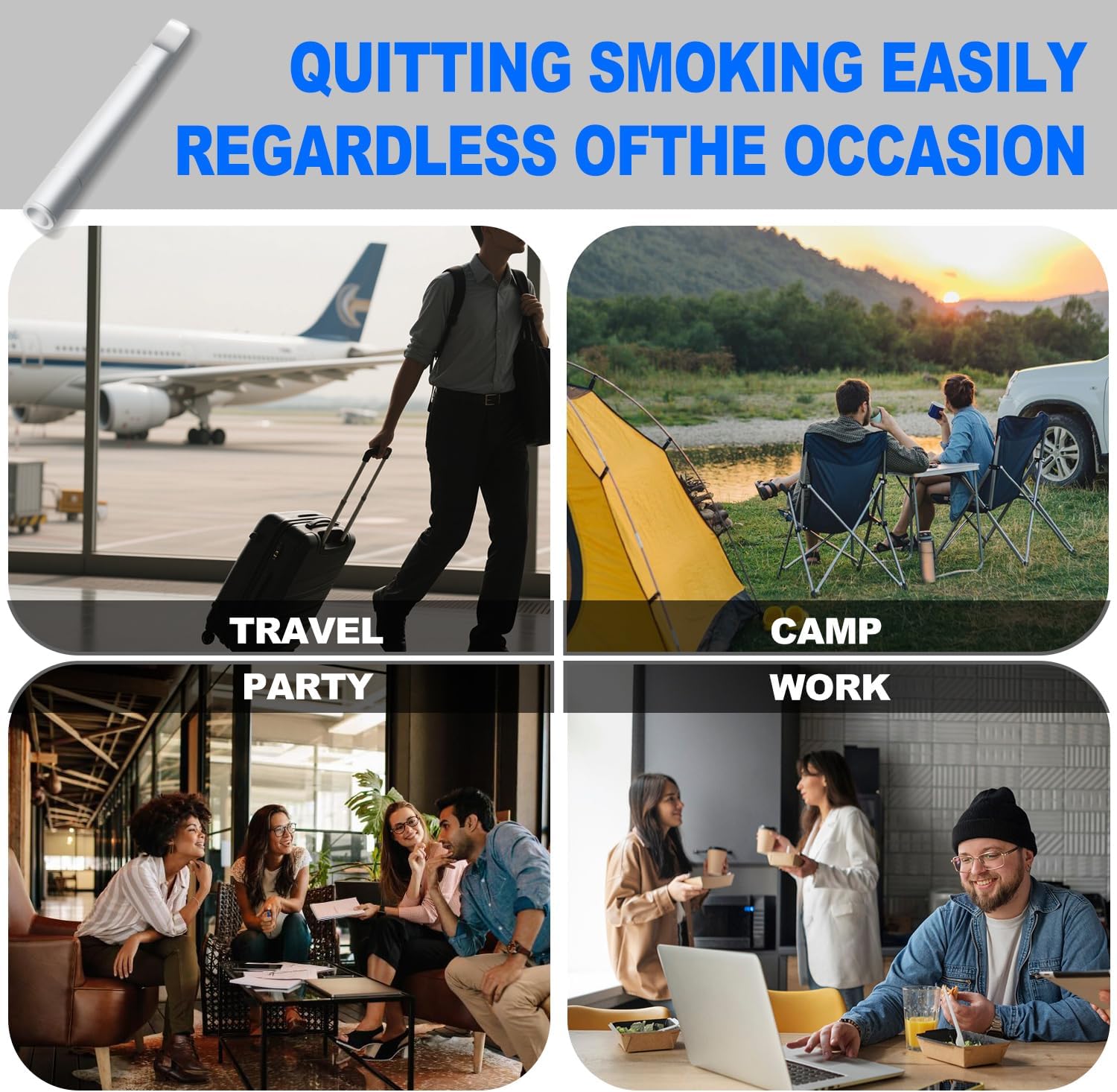 Quit Bad Habit Air Device, Refreshing Refresh,Natural Plant Extract