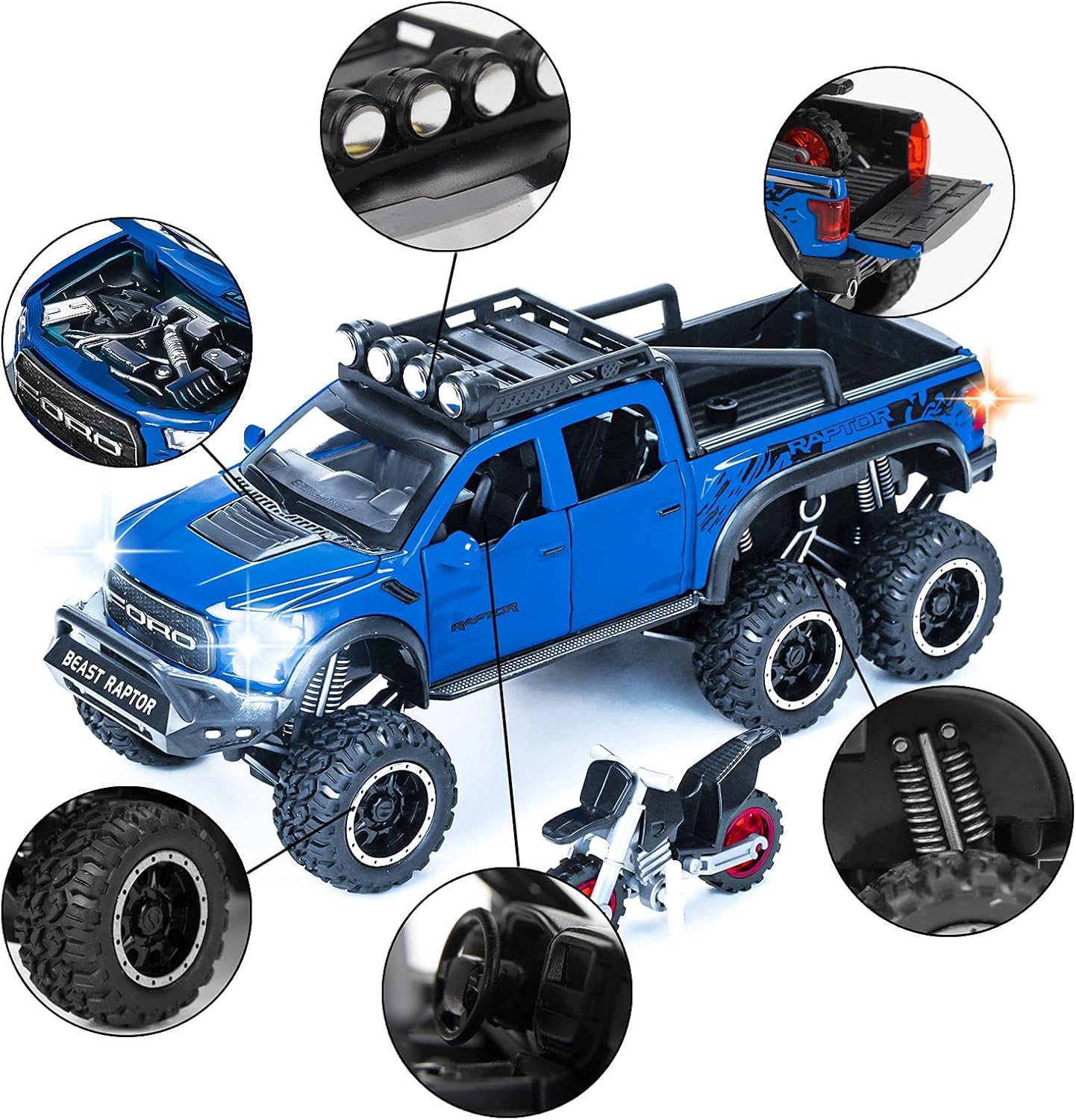 Buy Toy Trucks Pickup Model Cars F 50 Metal Diecast Cars Trucks For 3 Year Old Boys And Up Blue Online In Sweden B099nmb8v7