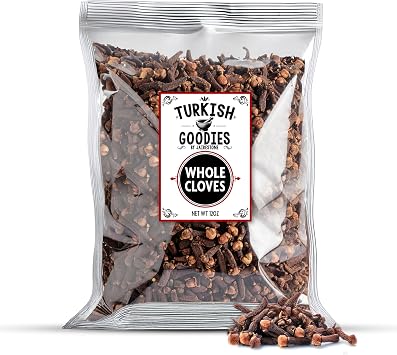 Whole Cloves Bulk 12 Oz Bag Pure, Hand Selected Quality Clavos de Olor Great for Foods, Tea, Potpourri & DIY Projects Richly Flavored & Resealable for Freshness - Karanfil Tea & Mulling Spices