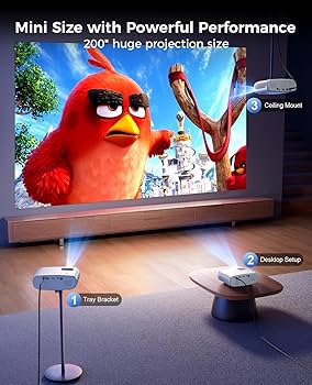 Amazon.com: Mini Projector for iPhone, ELEPHAS 2025 Upgraded