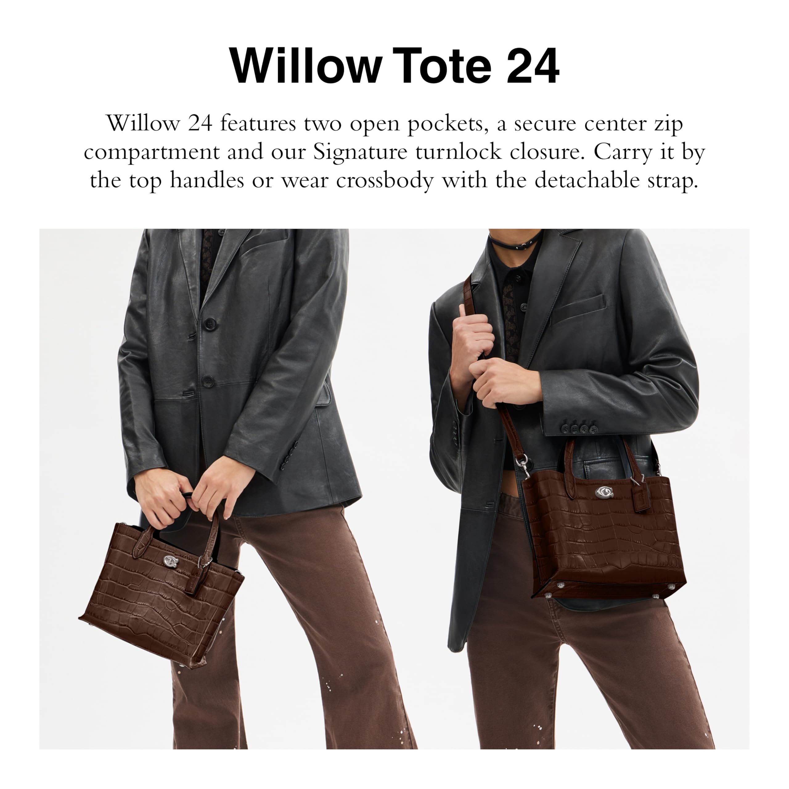 Coach Willow Tote 24, Maple