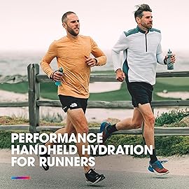 HydraPak SkyFlask Speed - Collapsible Handheld Running Water Bottle (350ml, 500ml, 500ml Insulated) - Adjustable Strap, Lightweight, Spill-Proof Cap