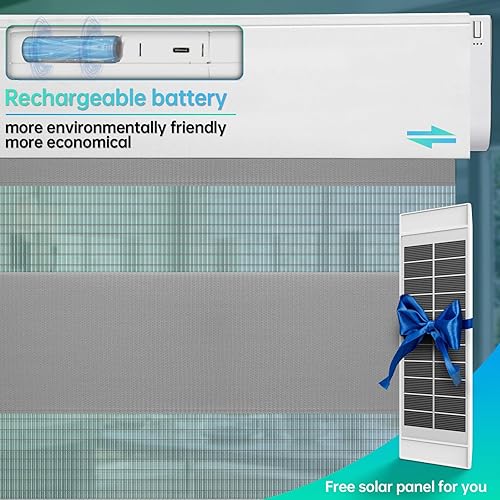 Miniatura 8 de Persianas motorizadas de cebra para ventanas