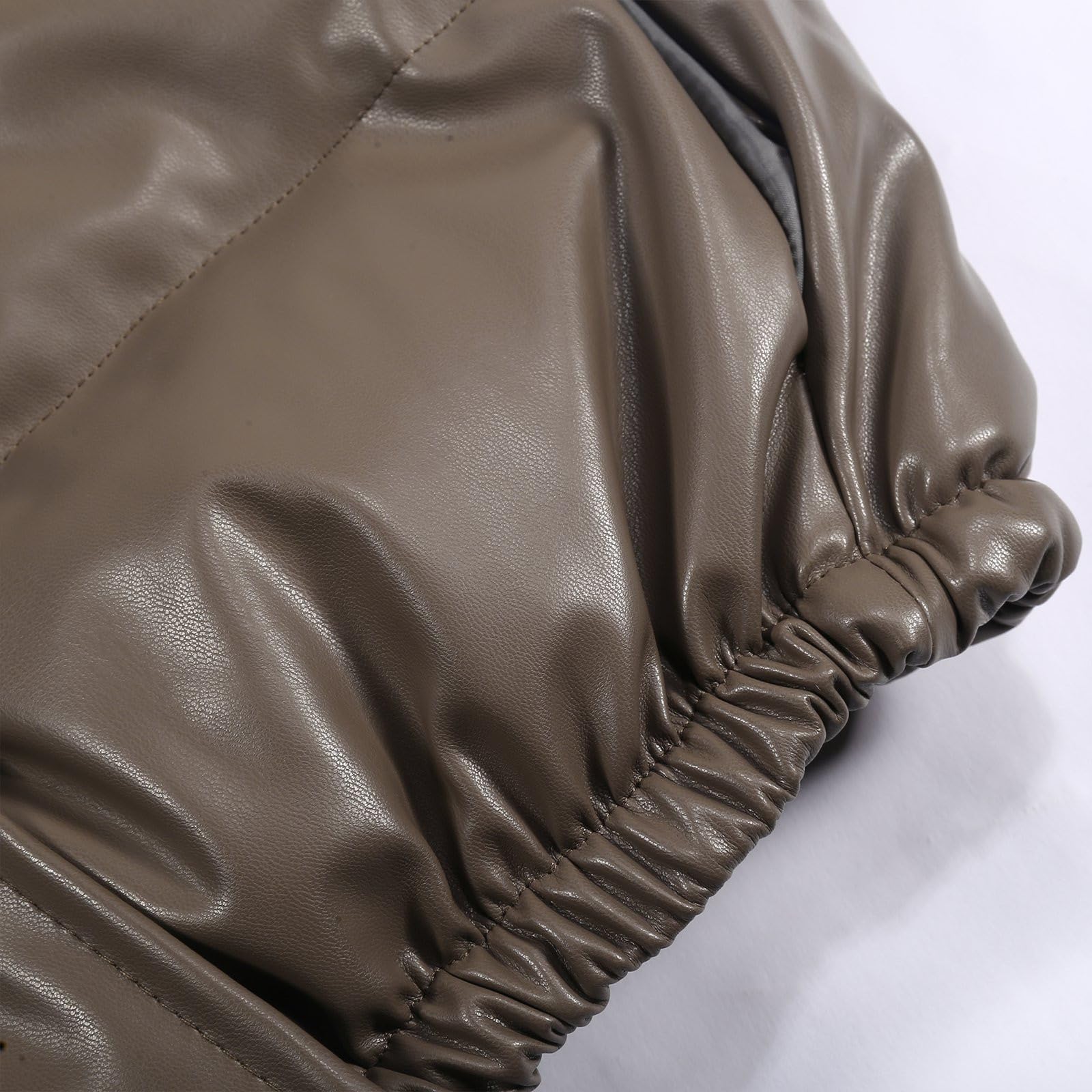 Chaqueta Mujer Abrigo Entretiempo Invierno Cazadora Plumiferos，Chaqueta corta acolchada cuello mujer abrigo invierno ropa exterior informal ligera térmica