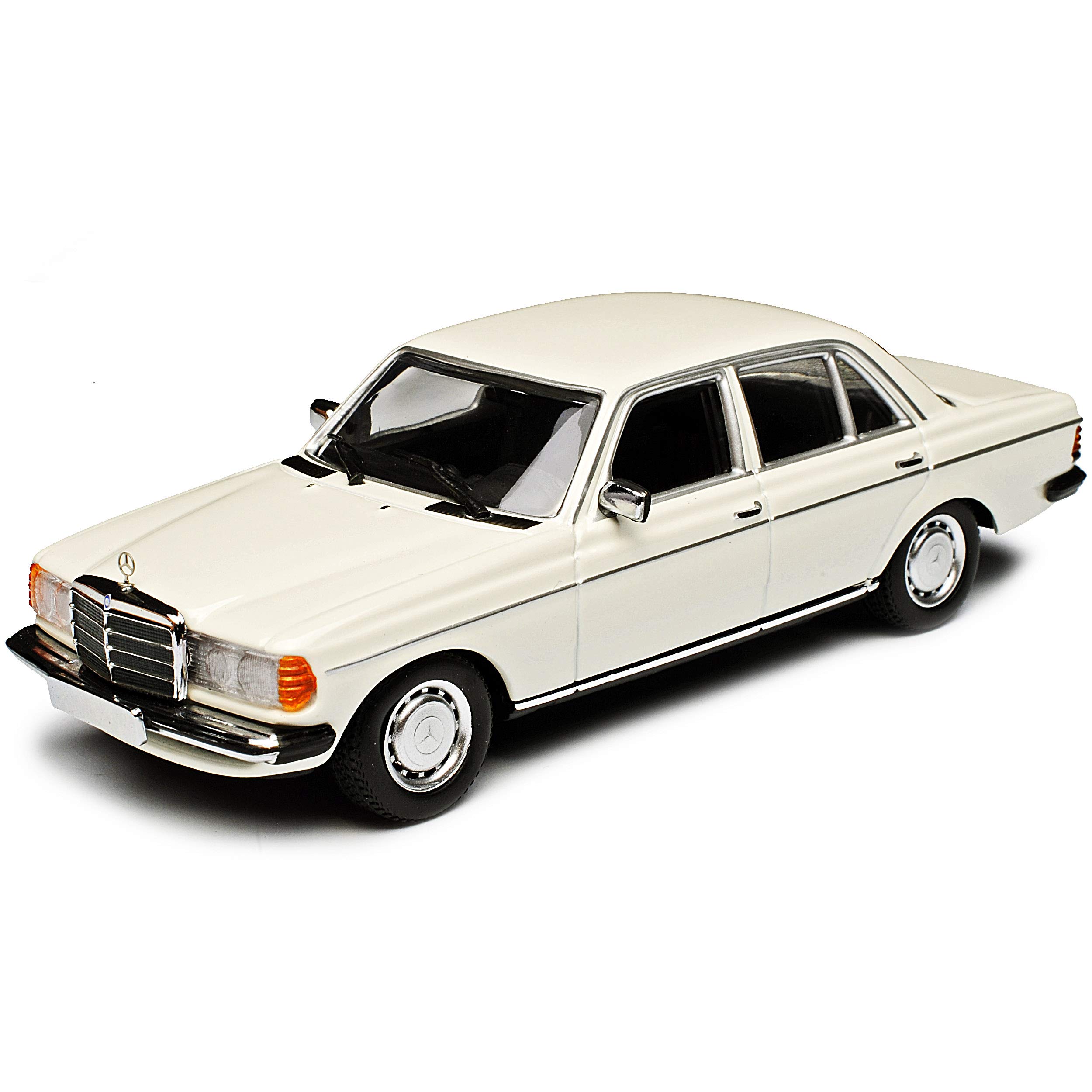 Generisch Mercedes-B W123 230E E-Klasse Limousine Weiss 1975-1986 1/43 Minichamps Maxichamps Modell Auto
