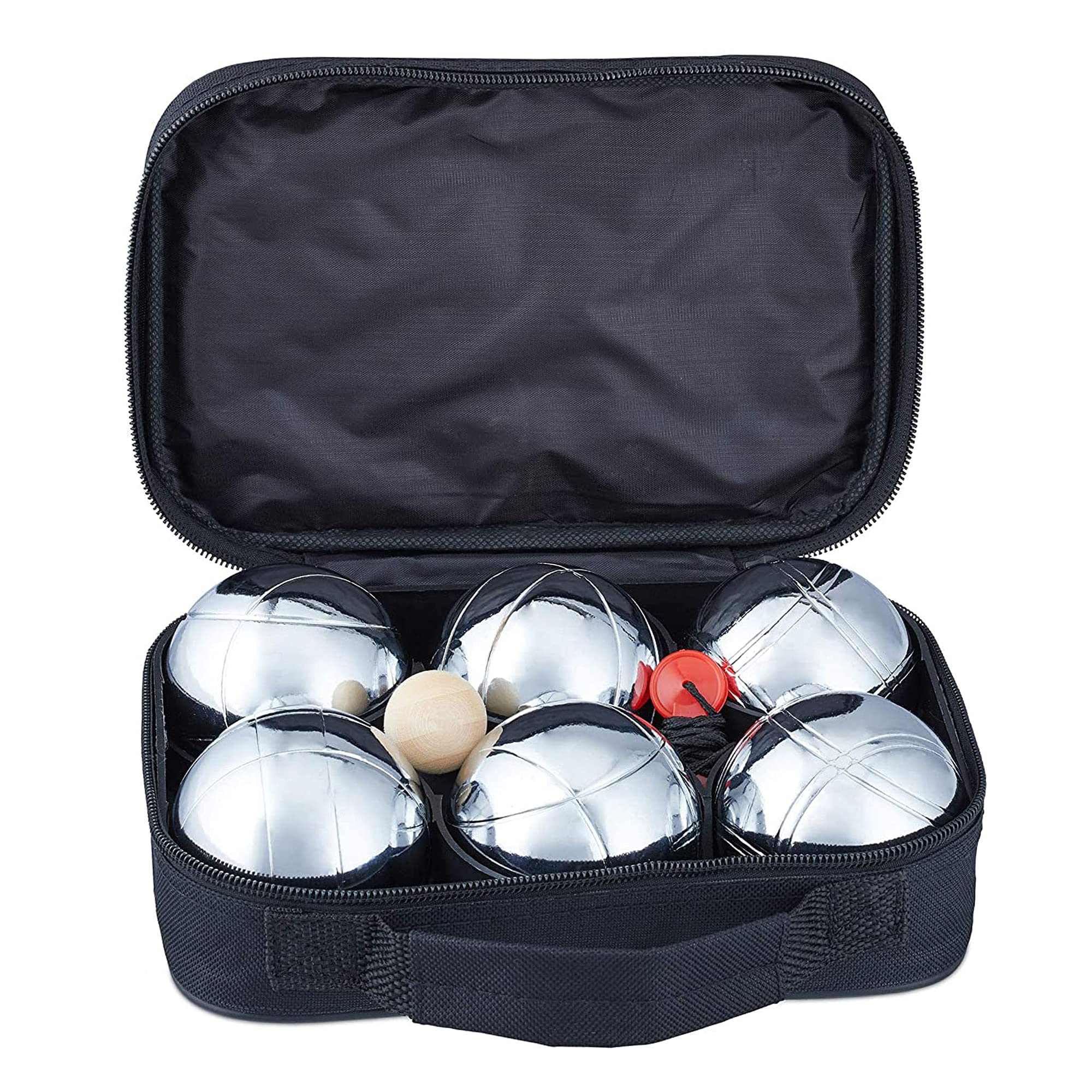 Monsterzeug Boccia, set di palline per bocce, per divertimento all'aperto, gioco sportivo per esterni