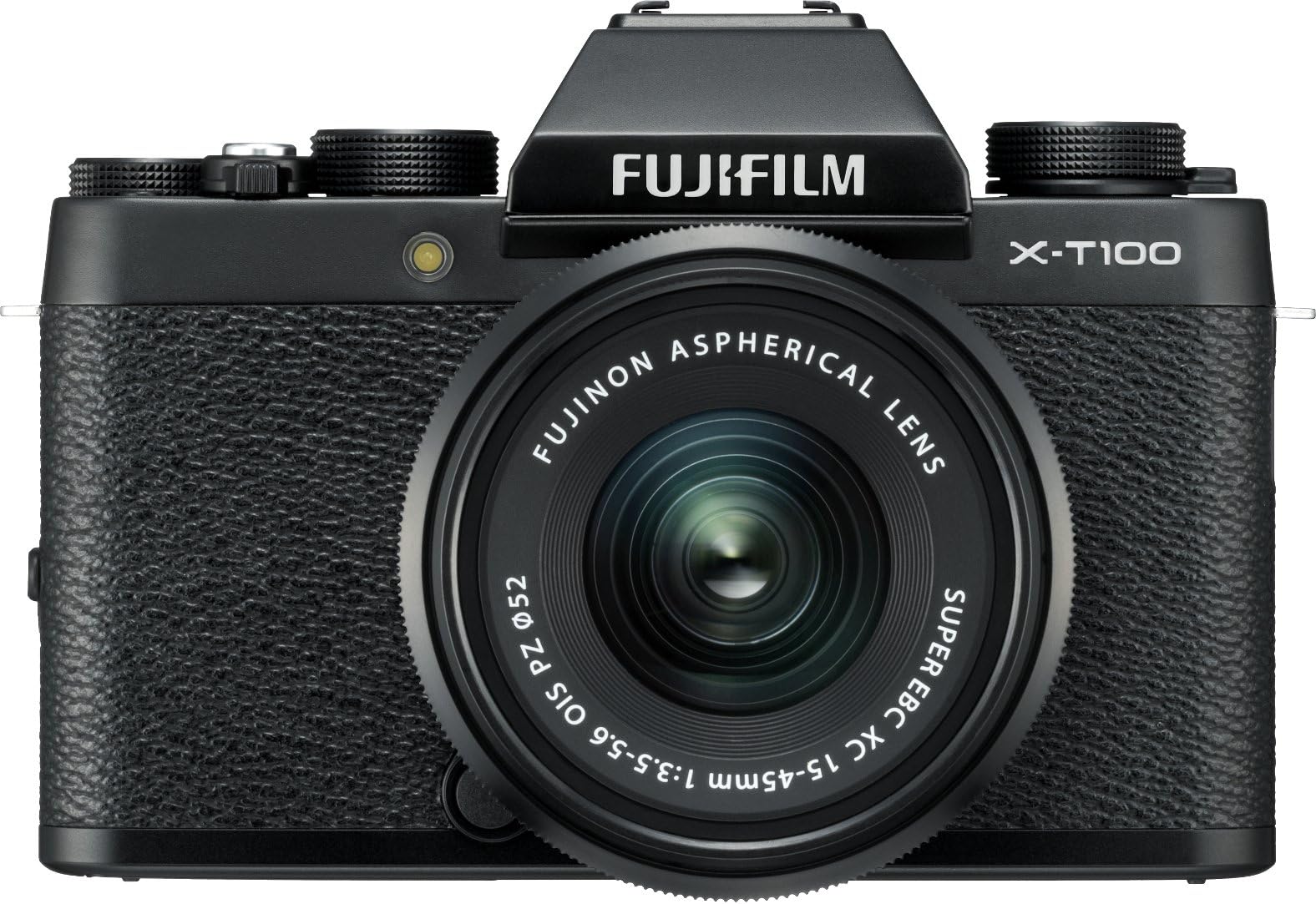 Fujifilm X-T100 Mirrorless Digital Camera w/XC15-45mmF3.5-5.6 OIS PZ Lens - Black