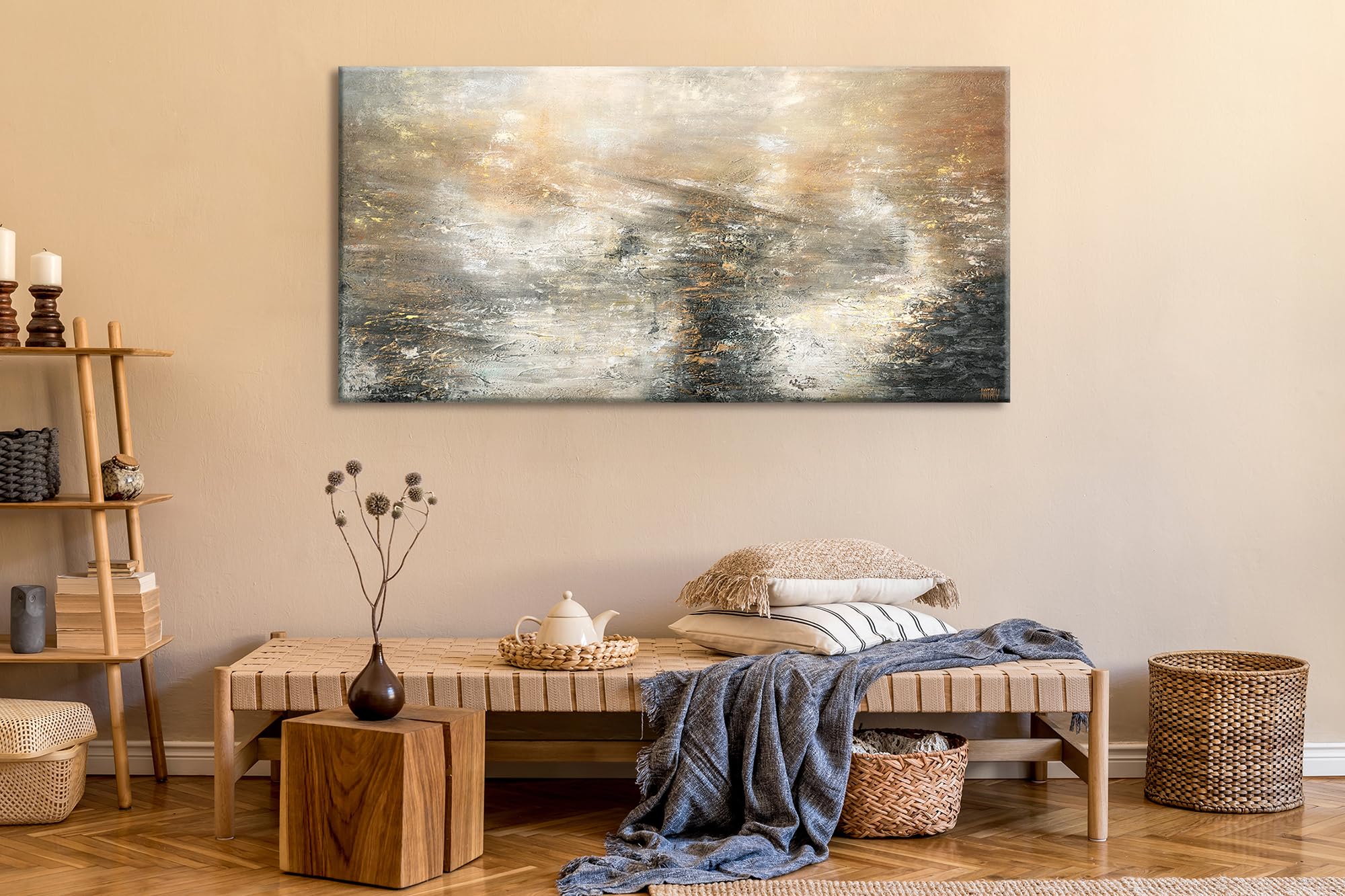 Quadro su tela, Città astratta Moderna - 30x30