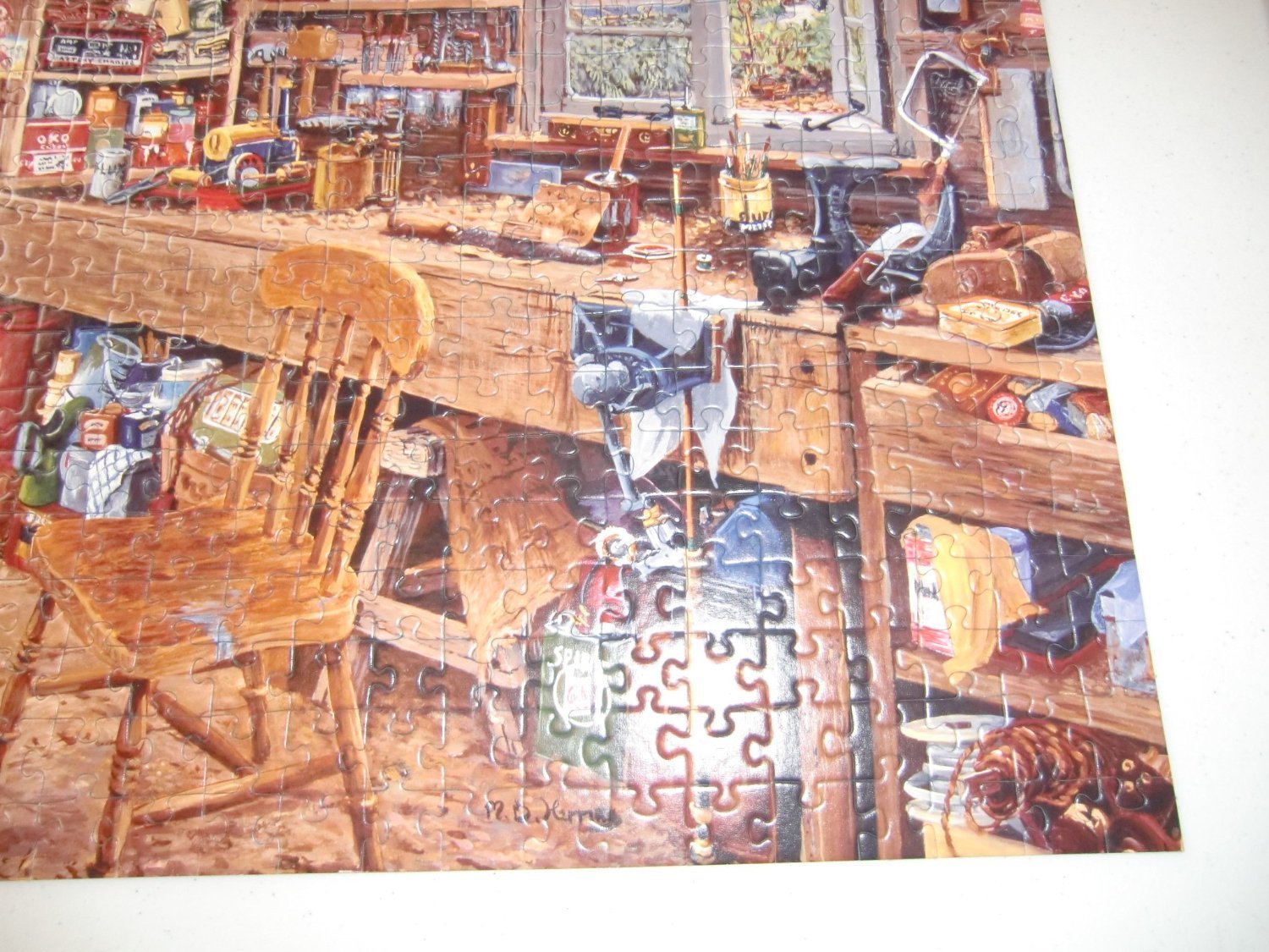 Ravensburger Dad's Shed | 500-Piece Large Format Jigsaw Puzzle | Unique Softclick Technology | Ideal for Adults and Kids - Image 8
