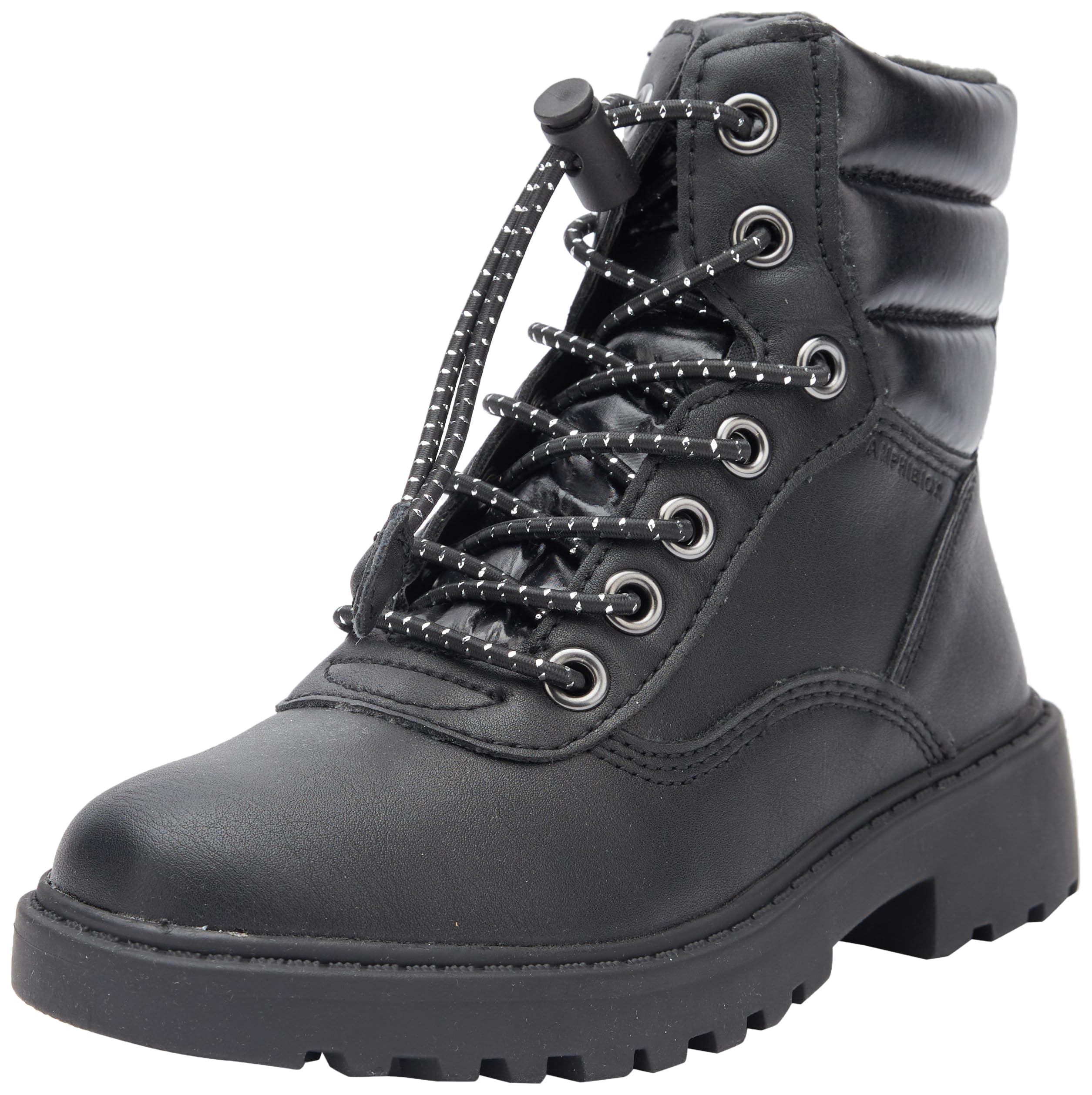 Geox Girls' J Casey Girl B ABX Ankle Boots, black, 12.5 UK