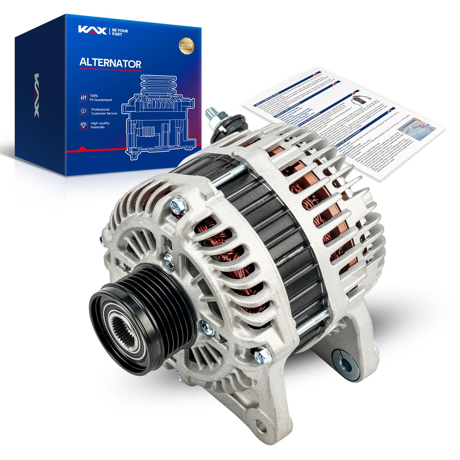 KAX New Alternator 11657N Fit for 2013-2018 Nissan Altima 2.5L Sedan