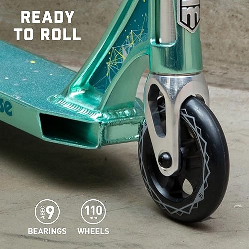 Miniatura 10 de Mongoose Rise - Patinete de acrobacias de estilo libre para jóvenes y adultos, ruedas de alto impacto de 4.331in, agarres estilo bicicleta, cubierta