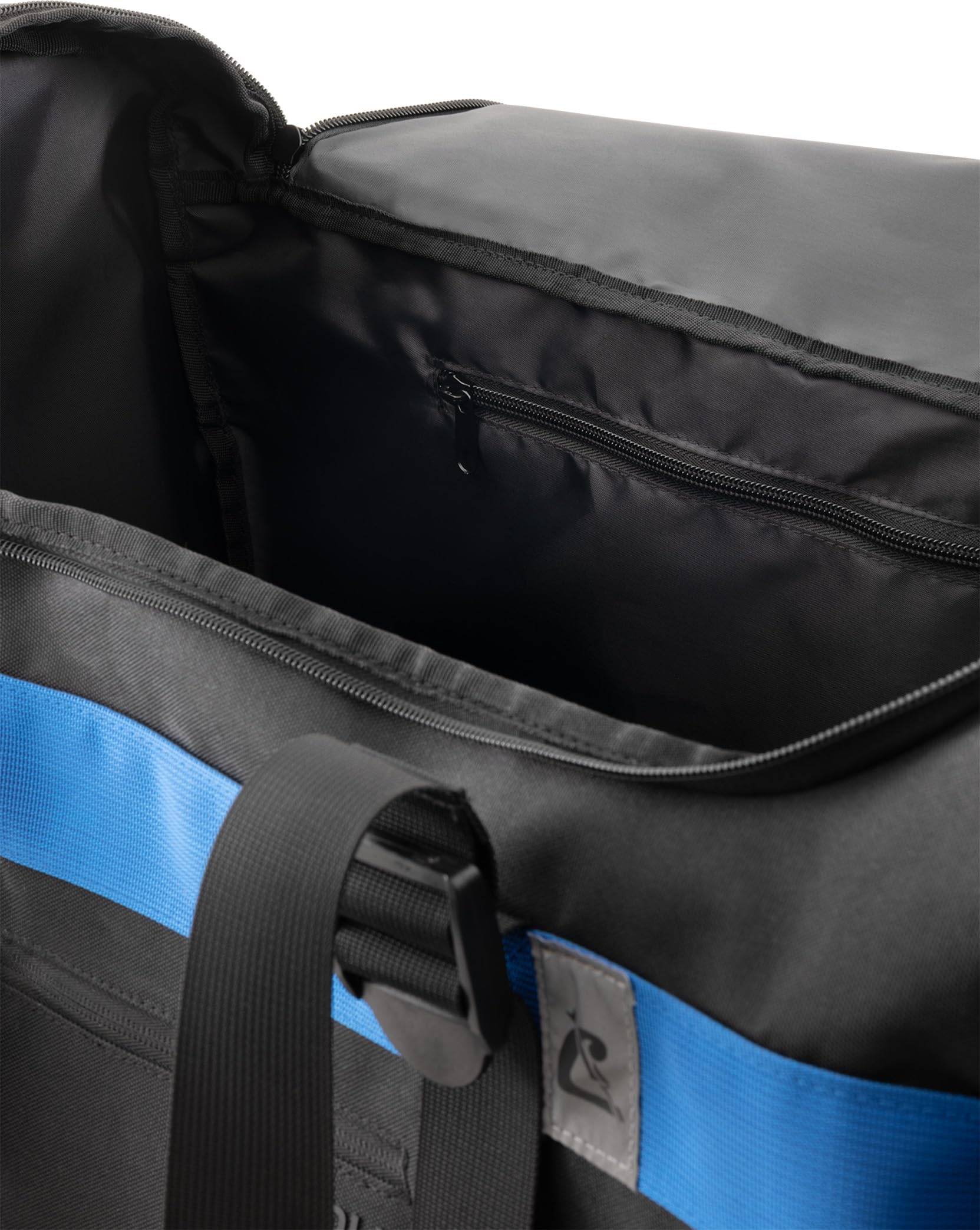 CRESSI seit 1946 - Olimpia Pool Family Duffle - Modulare Sporttasche, ideal für Männer und Frauen fürs Schwimmbad und Wassersport, auch für Gruppenaktivitäten, Schwarz/Blau, 45 L