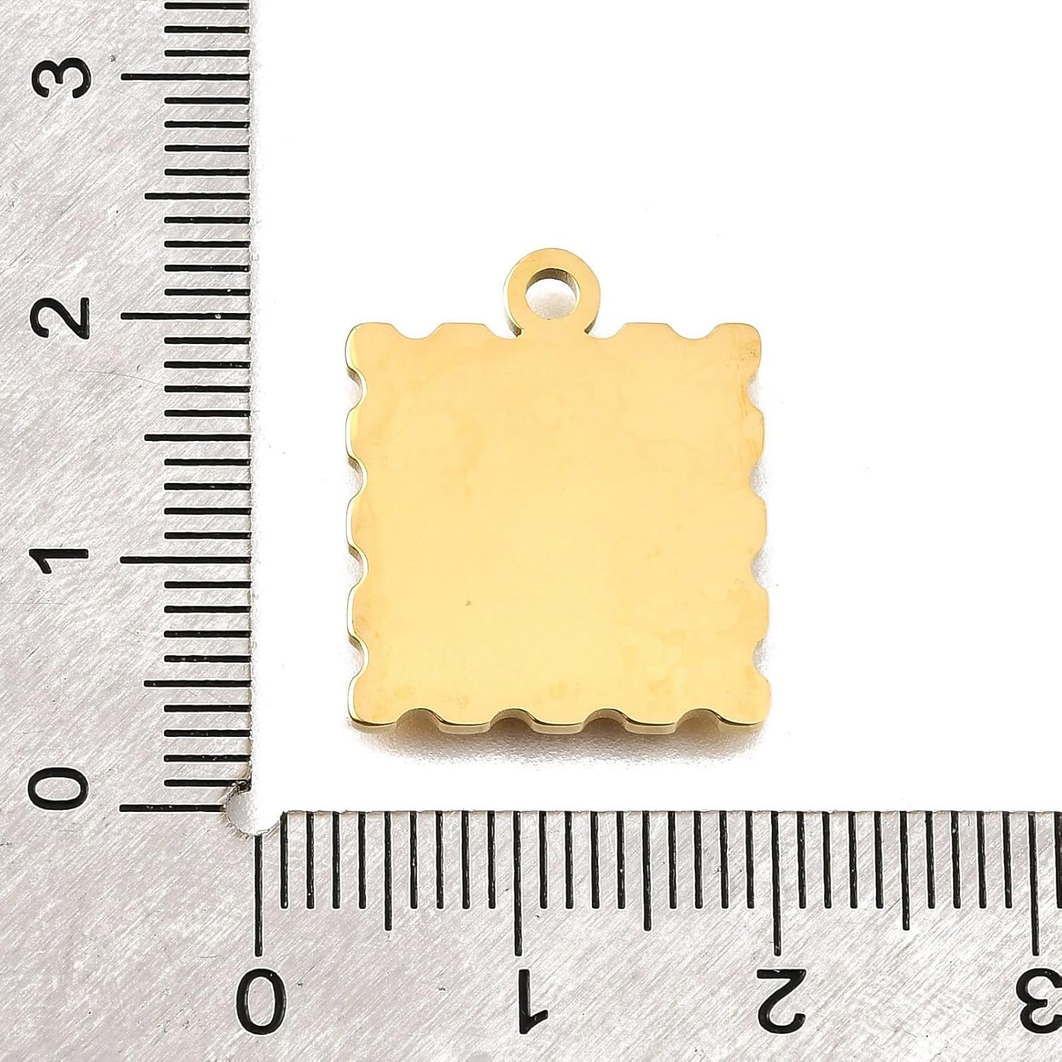 LiQunSweet Mixed Oval Rectangle Square Flower 304 Stainless Steel Charms for DIY Jewelry Necklace Bracelet Earring Craft Making - Image 3