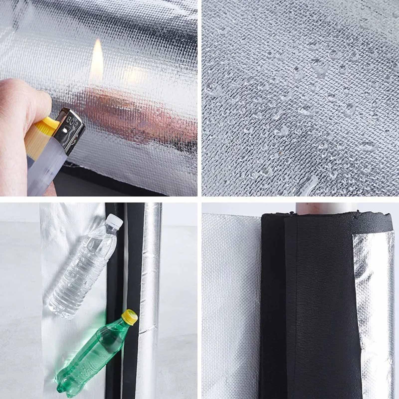 Revestimiento de Tuberías Anticongelante Aislamiento de Tuberías Tubo de Espuma Impermeable a Prueba de Fuego Aislamiento de Tuberías de Agua Longitud de La Tubería 95 cm Espesor 30 mm ID 20-377.0 mm(