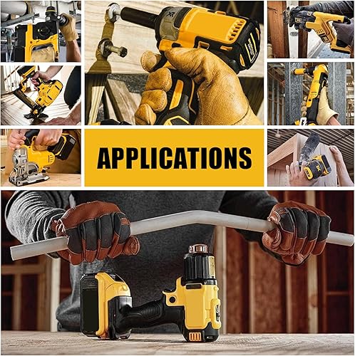 Miniatura 7 de Paquete de 2 unidades de reemplazo para batería Dewalt 20V Max 8.0Ah DCB200 DCB201 DCB205 DCB206 DCB207 DCB208 Compatible con herramientas