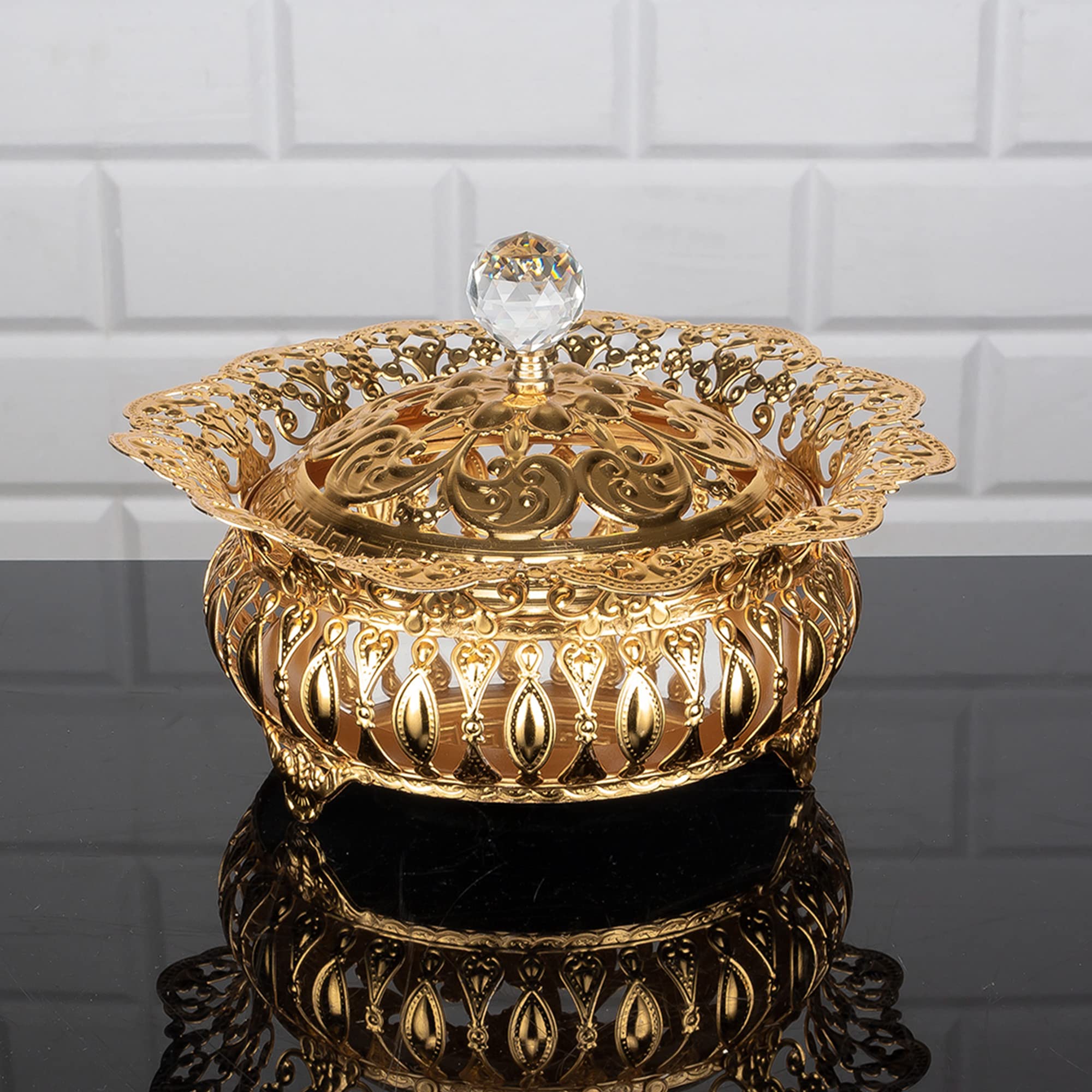 fancy gold top