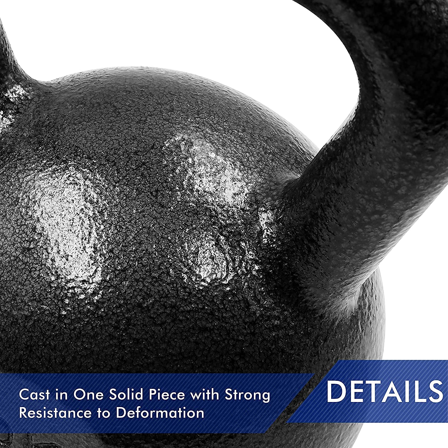 Kettlebell 12kg ghisa Peso per Palestra Domestica Esercizi Fitness addestramento, presa antiscivolo potenziamento Muscolare 12kg