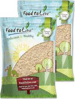 Food to Live California Unblanched Almond Flour, 12 Pounds - Natural Meal, Finely Milled with Skin On, Raw Kosher Vegan Keto Paleo, Low Carb Low Sodium, Good Source of Fiber and Protein