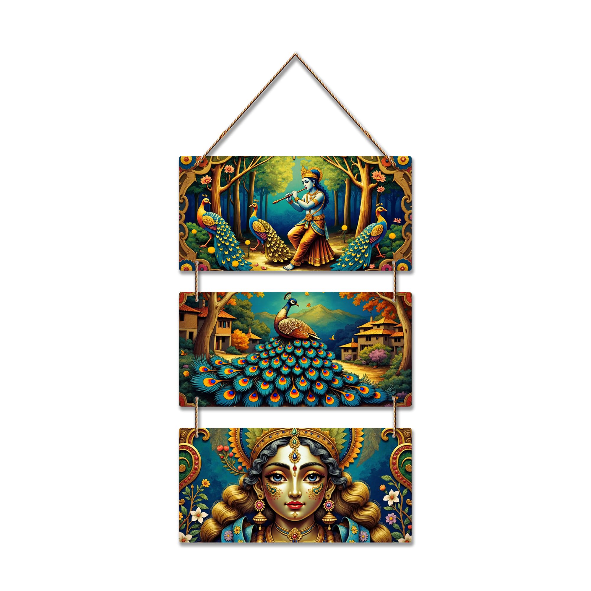 Madhubani Wall Art - Handcrafted Village Decor -12