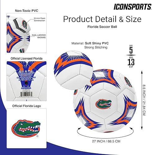 Miniatura 4 de Icon Sports Official NCAA Team Soccer Ball