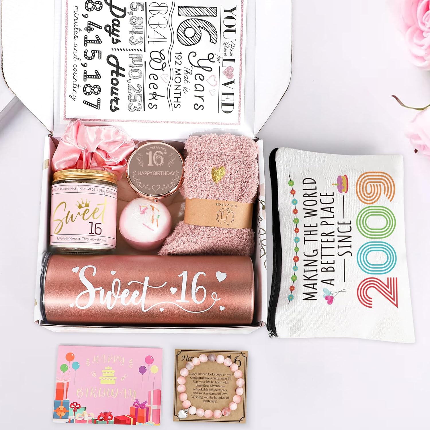 Gift Box Birthday Present Ideas 16 Girl Gift Basket 16th Birthday