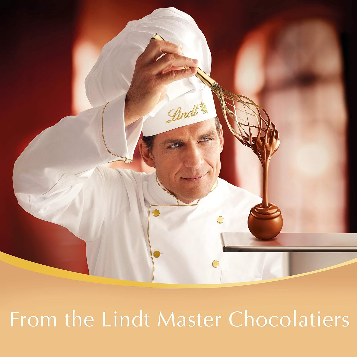 Lindt LINDOR Large Easter Egg 260g - Milk Chocolate easter egg, with assorted truffles with a smooth melting filling