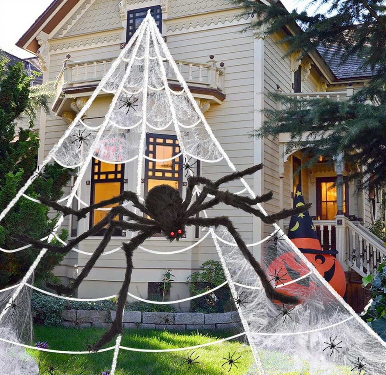 Décoration Halloween Effrayante pour Grand Espace Cour et Salon