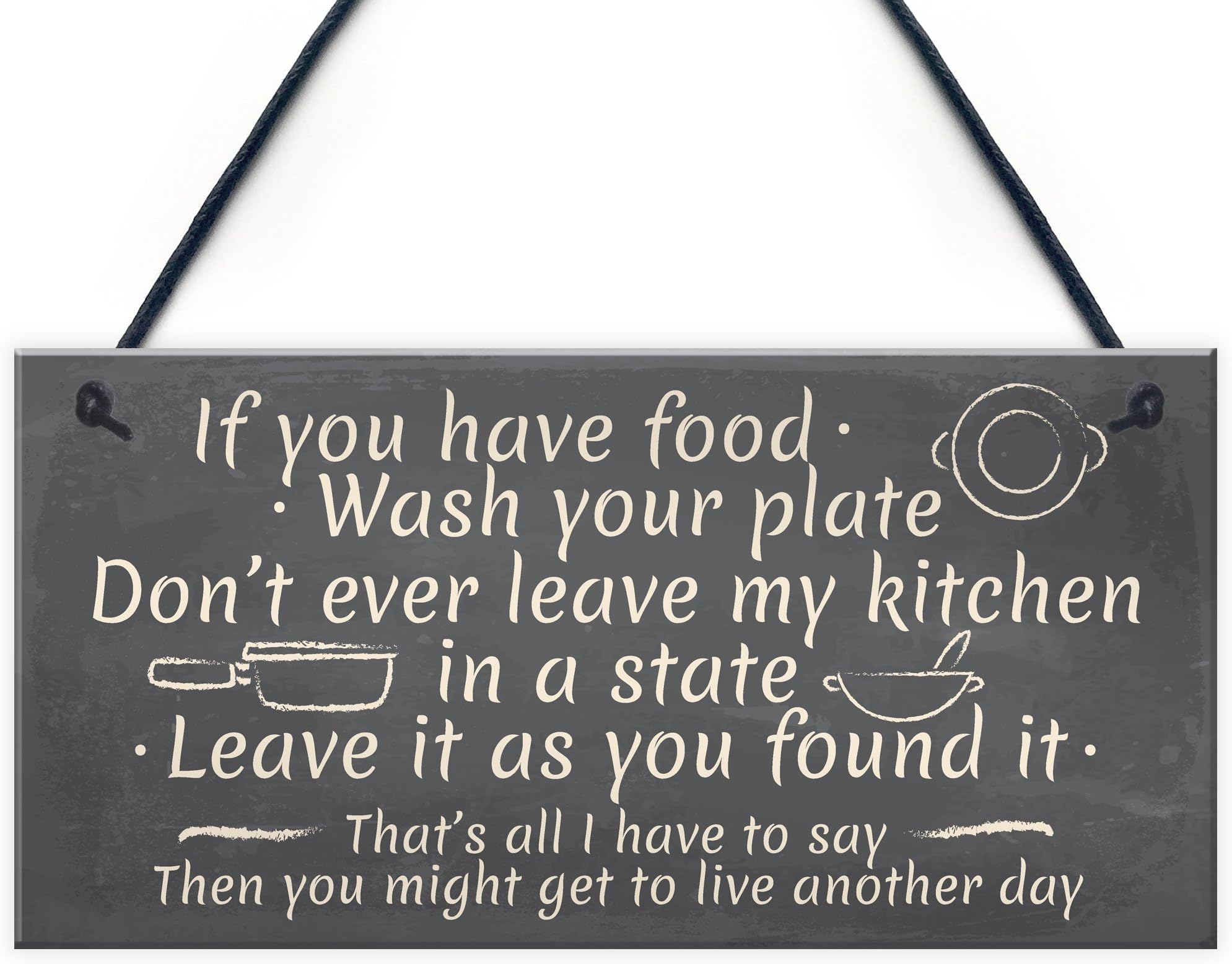 RED OCEAN Kitchen Sign Mum Dad Nan Plaque Vintage Retro Wall Shabby Chic Funny Birthday Gift