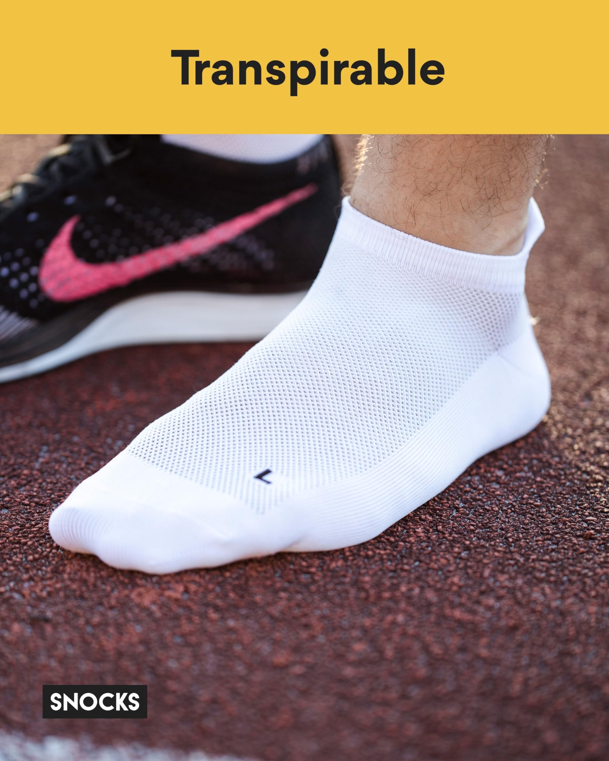 Snocks 4 Pares de Calcetines Running Cortos Hombre y Mujer de Algodón Orgánico - Calcetines Deporte Mujer Hombre Talla 35-50 Calcetines Antiampollas y Antideslizantes Padel, Crossfit, Baloncesto