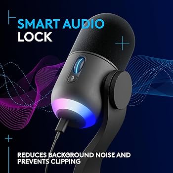 Logitech G Yeti GX Dynamic RGB Gaming Microphone with