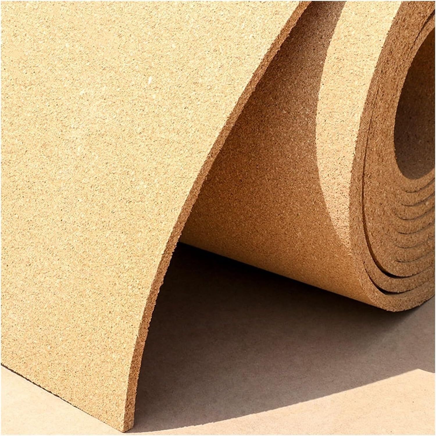 Samoprzylepna rolka korkowa 1,22 x 4,92 m (10 mm) – idealna do tablic ogłoszeniowych, DIY, rękodzieła, dekoracji ścian domu i biura, przybory szkolne, łatwe cięcie i aplikacja, wszechstronny materiał