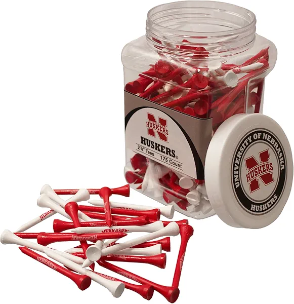 Team Golf NCAA unisex-adult Jar of 175 Golf Tees