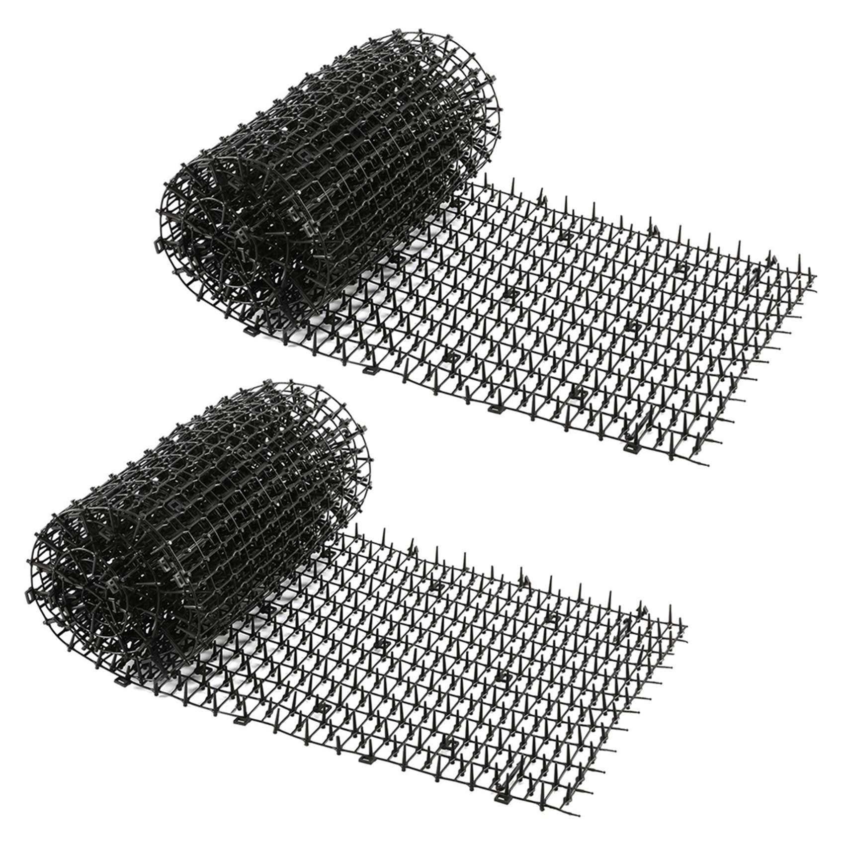 2 x Matte mit Spikes, Hunde-Tier-Spikes, Abschreckungsmatte, für drinnen und draußen, Matte für den Garten