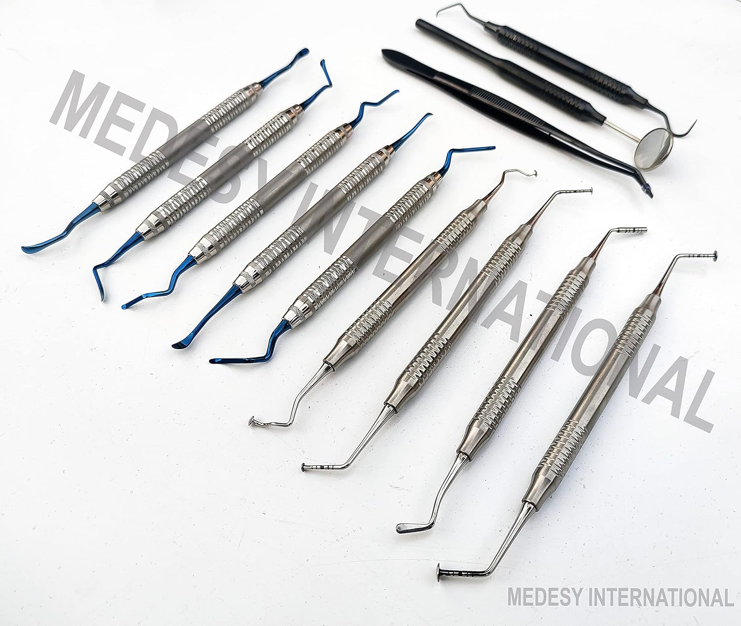 Medesy Dental Mushroom Elevators, Sinus Lift Vista Tunneling Procedure Plus Examination kit 12 Pcs by MEDESY