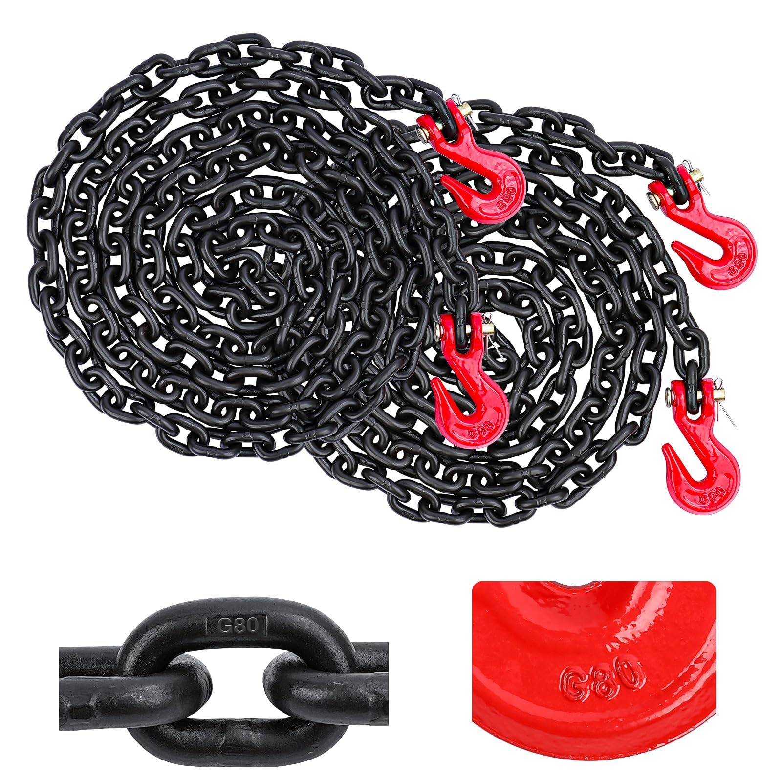 G80 Load Binders - Heavy Duty Trailer Chains -1