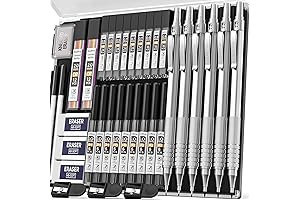 Nicpro 35-Piece Mechanical Art Pencil Set