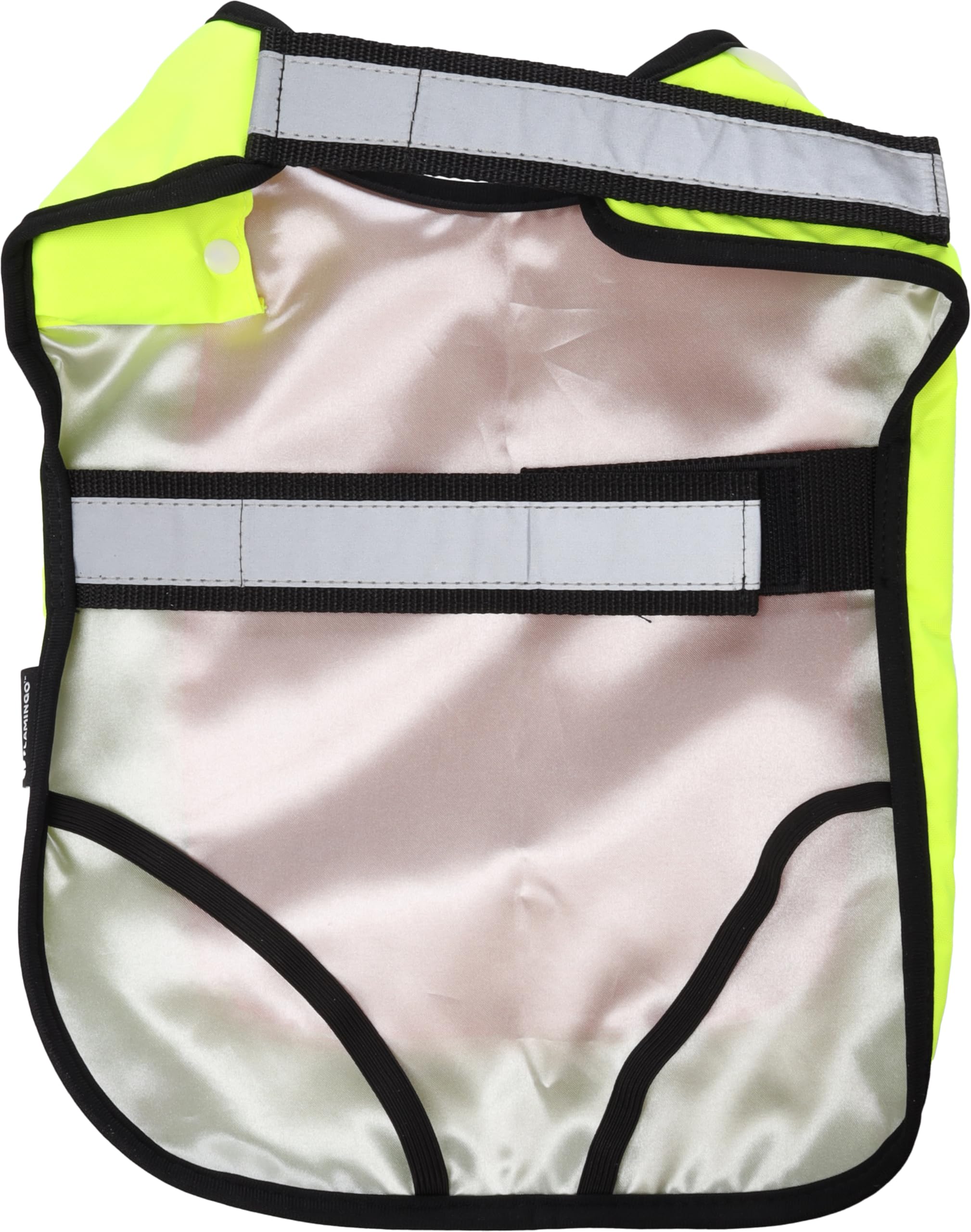 Impermeable Chien - Gilet sécurité LED Simi Fluo Orange 30 cm - réfléchissant - Batterie Rechargeable