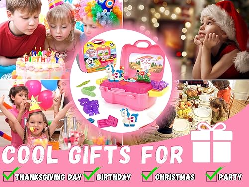 Miniatura 5 de Juego de 27 piezas de herramientas y cortadores con estuche portátil para niños de 3, 4 a 5 años de edad.