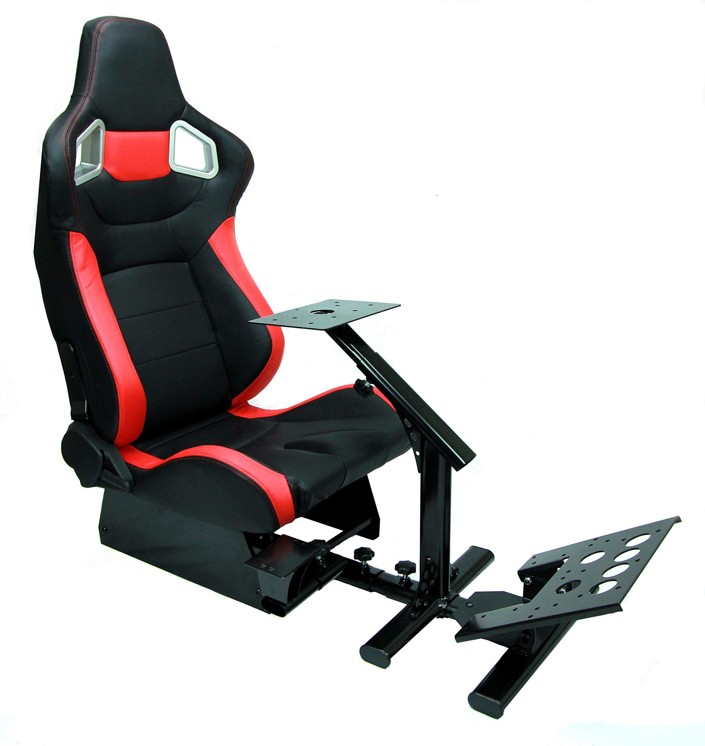Buy Tanaka Driving Simulator Wheel Stand Cockpit Gaming Chair with Gear Shifter (Black Type II