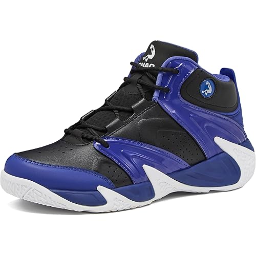 SHAQ Devastator High Top Basketball Shoes for Men, Indoor or Outdoor Court Basketball Mens Sneakers Size 8 to 15