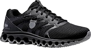 K-Swiss Men's Tubes 200 Training Shoe, Black/Charcoal, 12 M
