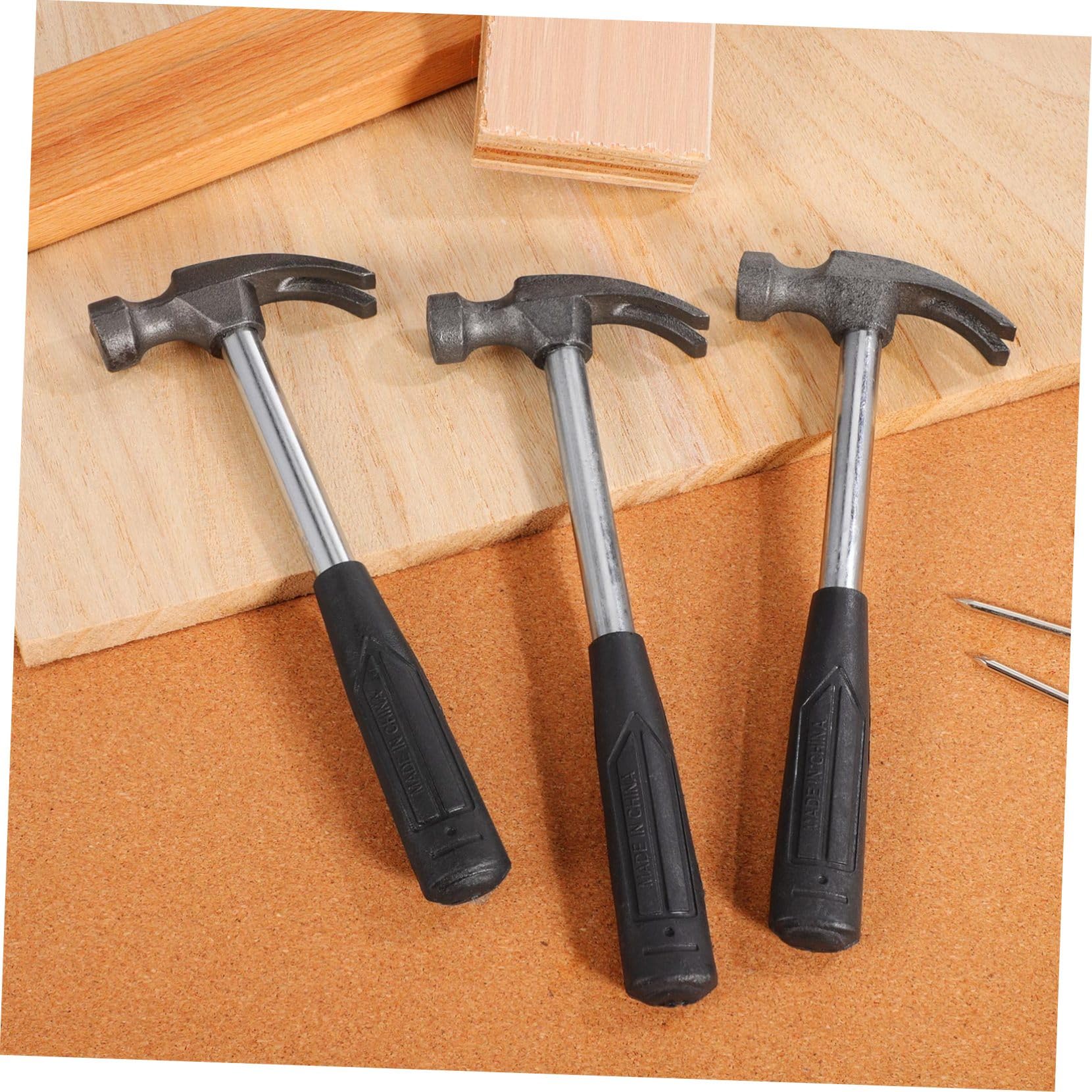 GALPADA 5piezas Martillo De Garra Pequeño Mango Antideslizante Cabeza Metálica Duradera Mini Para Bricolaje y Mantenimiento Doméstico