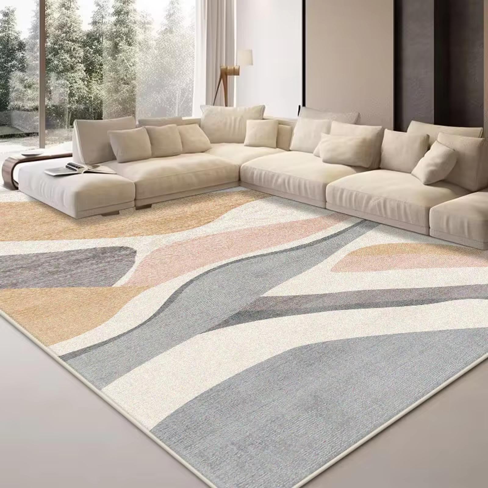 Tapis moderne abstrait pour salon et décoration de chambre à coucher 90x180
