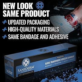 Saniderm Original Tattoo Aftercare Bandage (Personal Roll, 10.2 in x 2 yd)