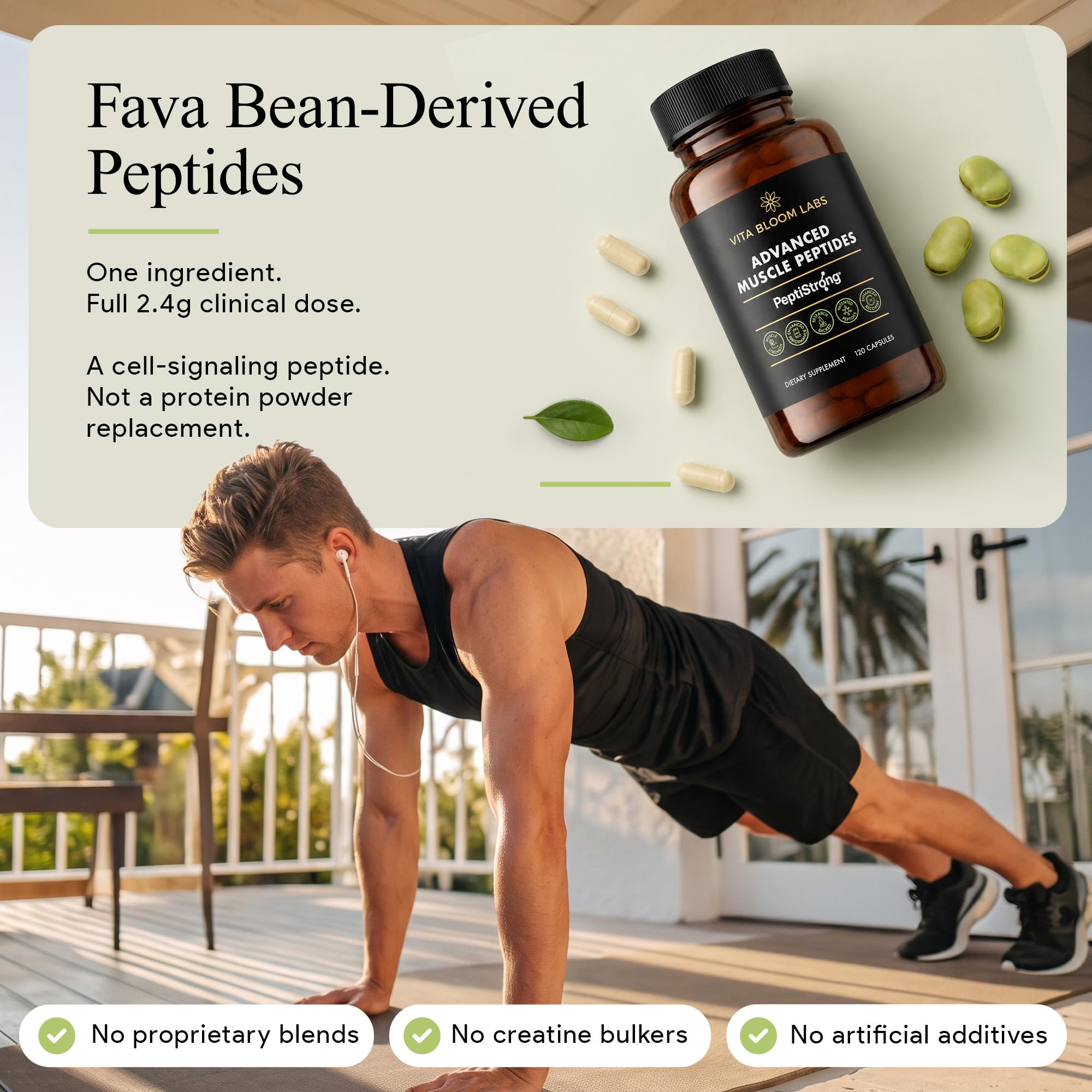 Advanced PeptiStrong Muscle Peptides - Strength Builder, Growth & Recovery — Amazon image 6