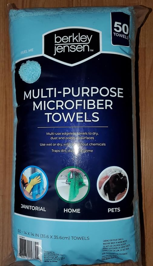 berkley jensen Multi-Purpose Microfiber Towels