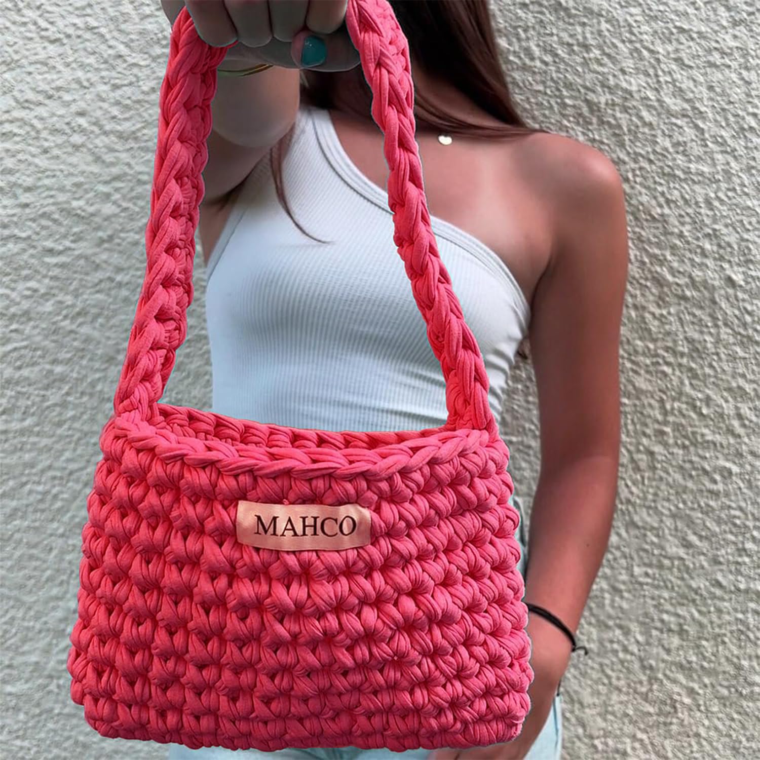 NOTIONSLAND 400 g T-Shirt Yarn, Knitting Yarn, Fabric, Crocheting Yarn for Bag Basket, Blanket, Home Decoration - Image 3